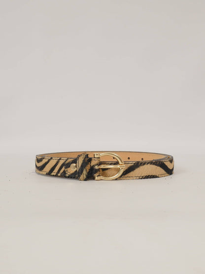 Leder-Gürtel in Leo