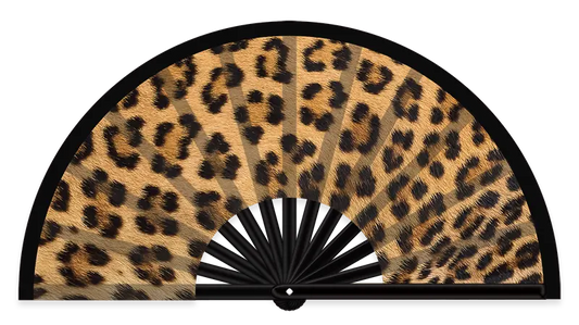 XL-Fan mit Leopardenmuster