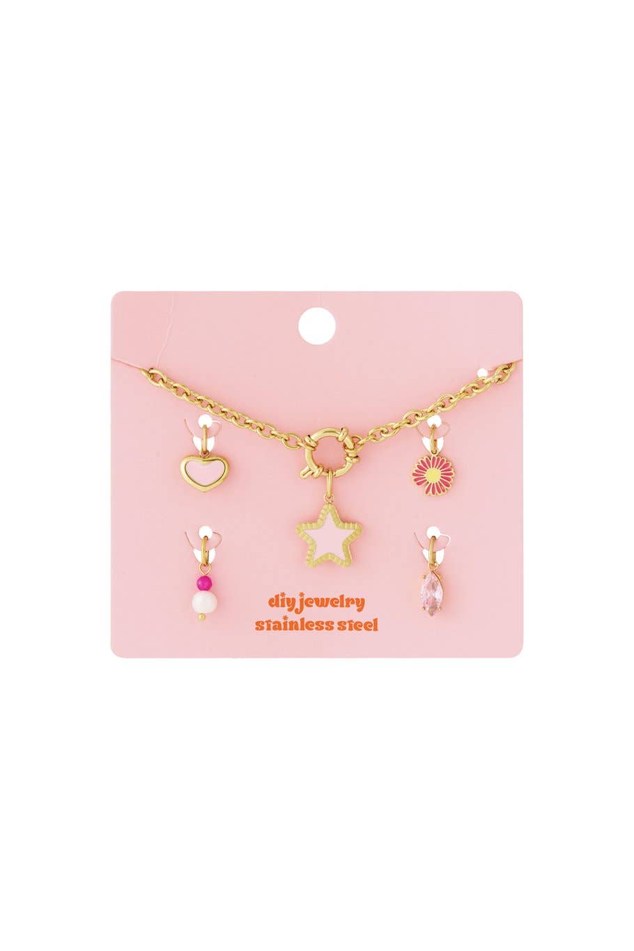 DIY Charms- und Halskette-Set
