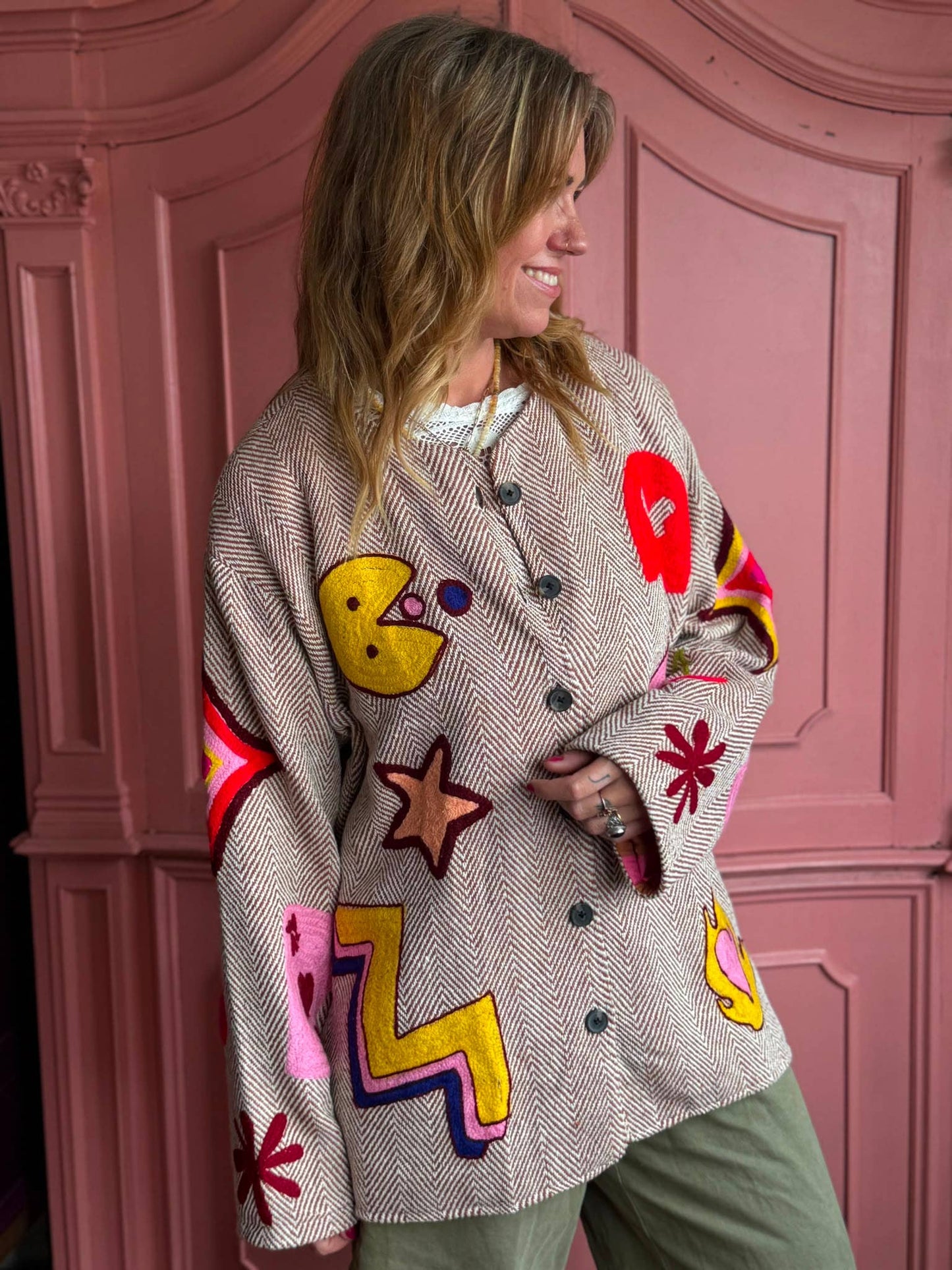 Tweedjacke Pacman