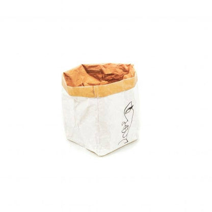 HV Papier-Aufbewahrungstasche - Stift-Zeichnung - 13 x 13 x 17 cm