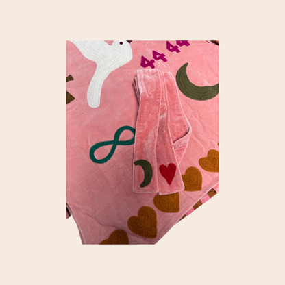 TOUT x Spiritjunkies - Samt-Kimono Rosa Magie