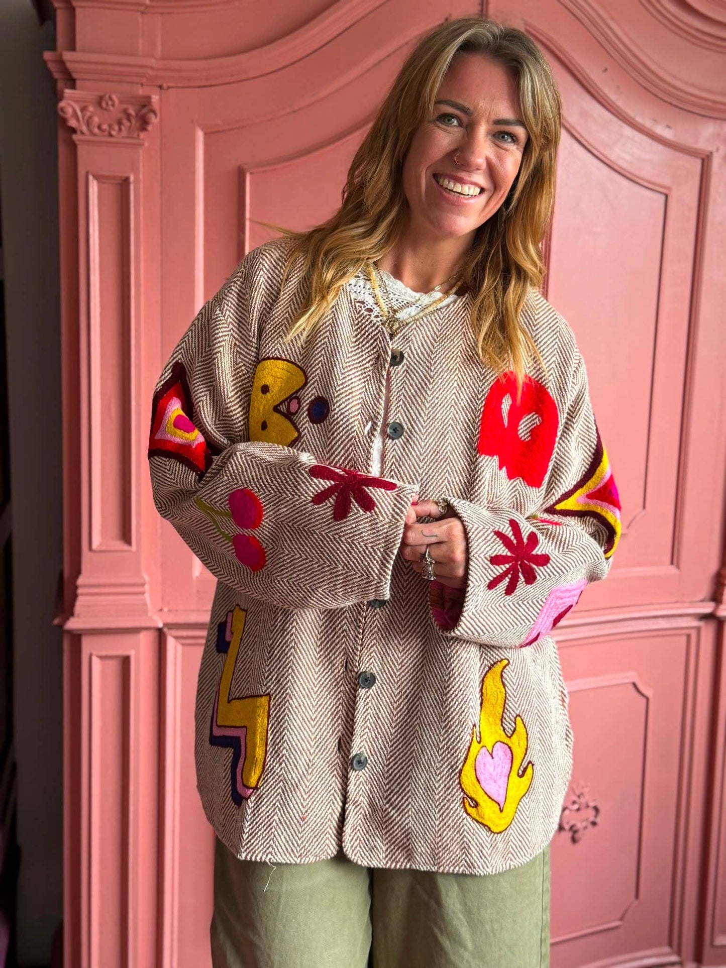 Tweedjacke Pacman