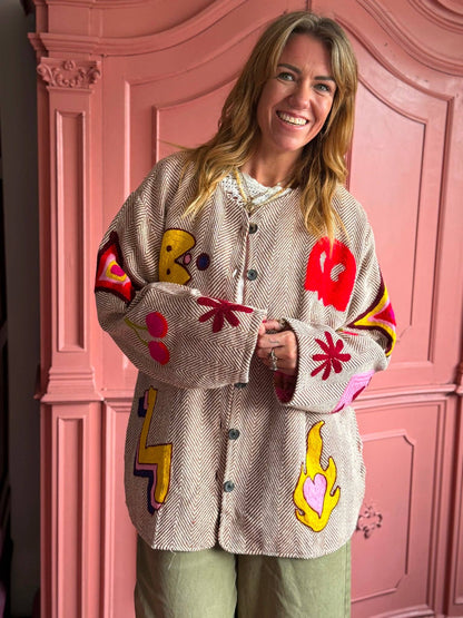 Tweedjacke Pacman