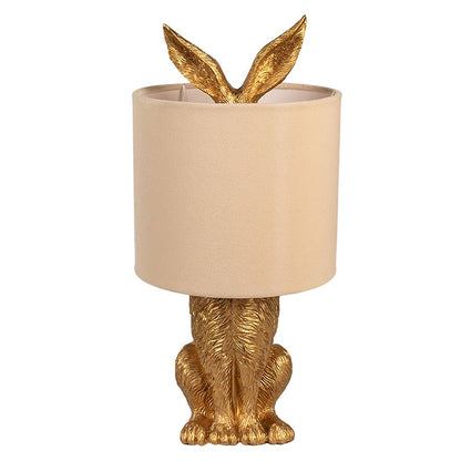 6LMC0099GOVBE Tischlampe Rabbit Ø 20x43 cm Goldfarben
