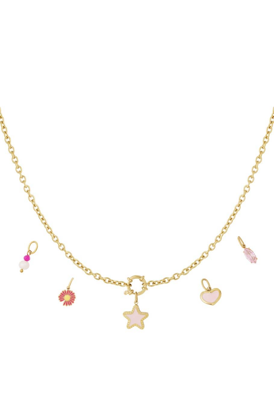 DIY Charms- und Halskette-Set