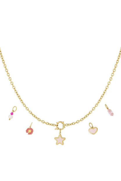 DIY Charms- und Halskette-Set