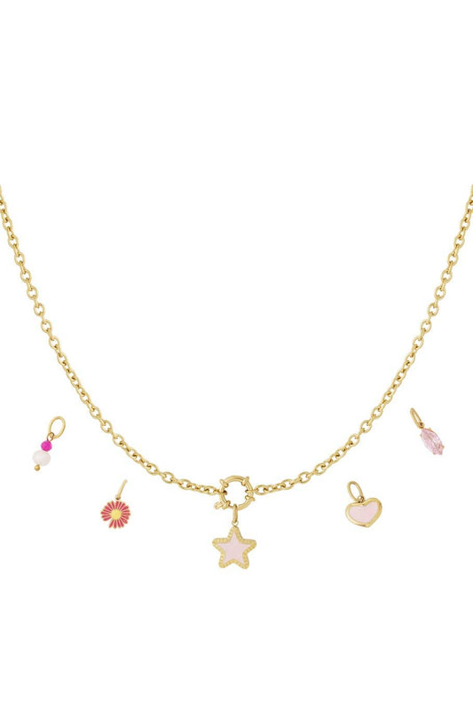 DIY Charms- und Halskette-Set
