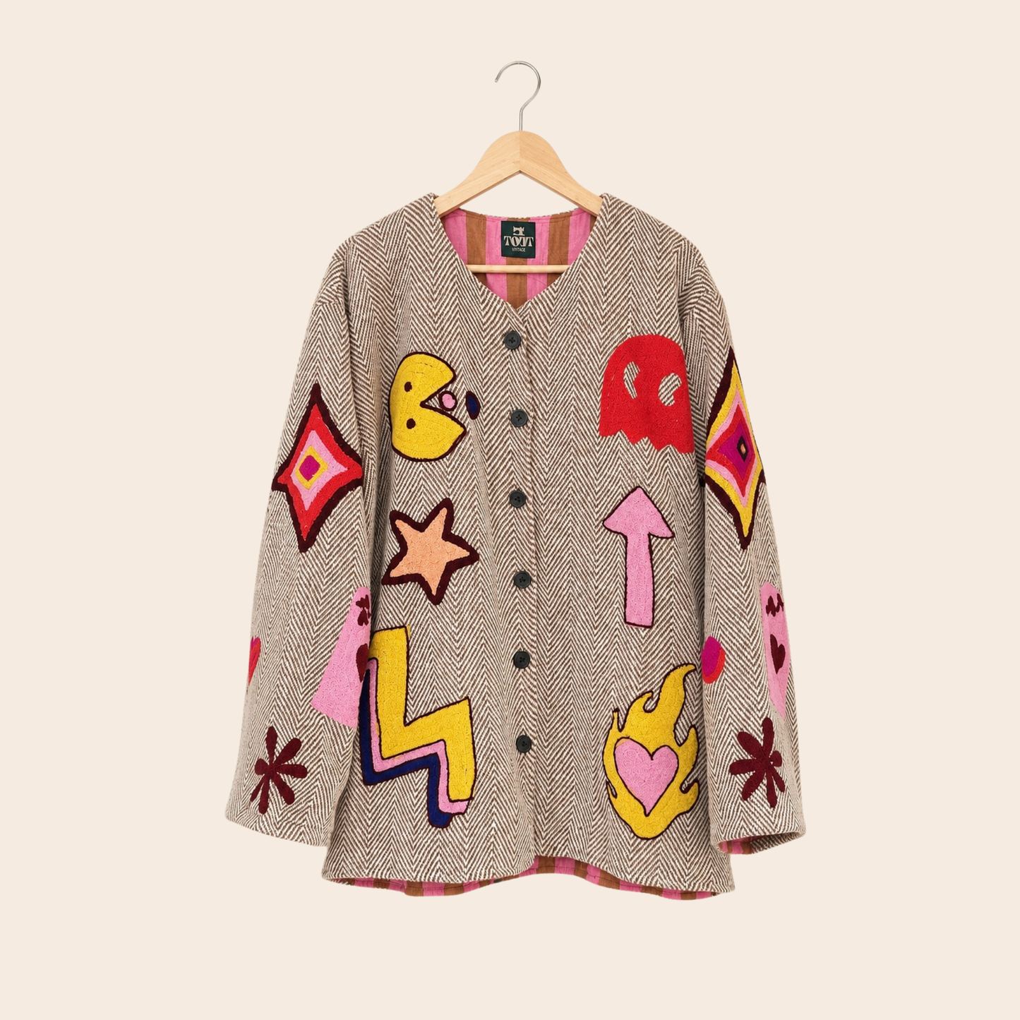 Tweedjacke Pacman