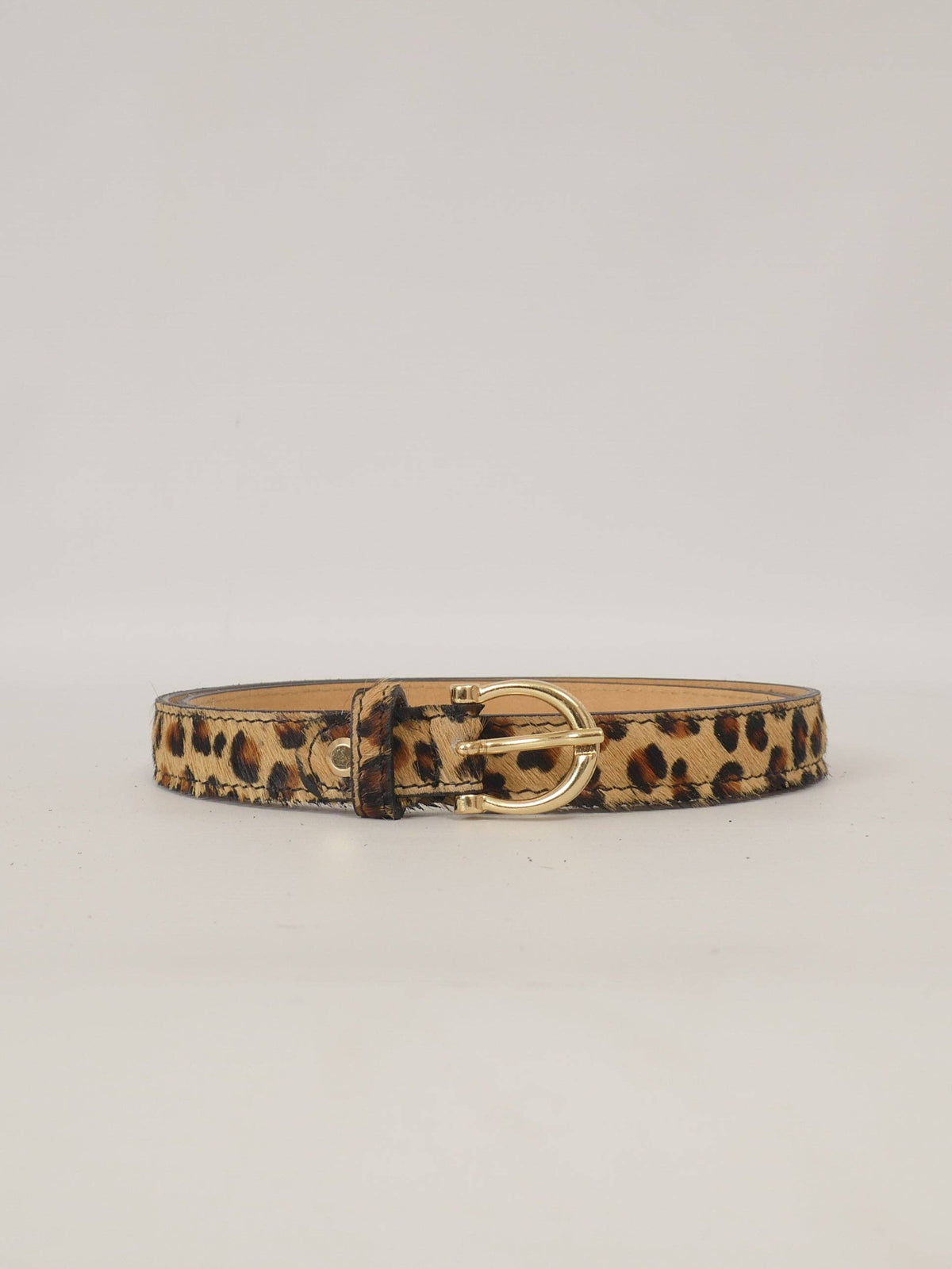 Leder-Gürtel in Leo