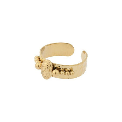 Vergoldeter Ring aus Edelstahl