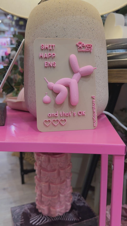 Postkarte Shit Happens